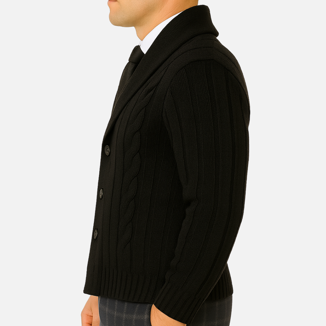 Knitted Cardigan Jumper – Button-Up Cardigan