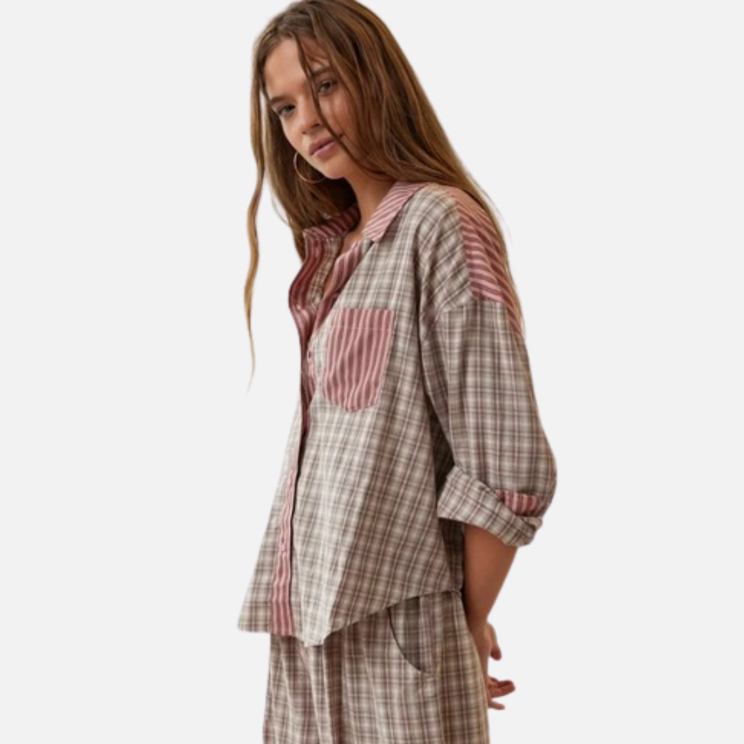 Women’s Striped Pyjamas Set