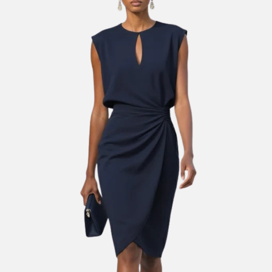 Women's Elegant Tailored Midi Dress