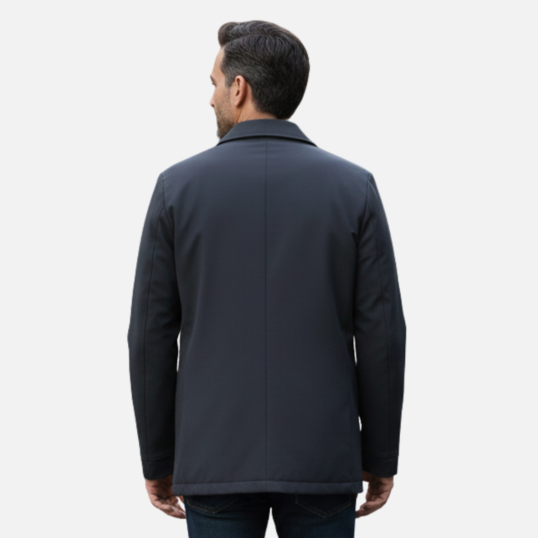 Men’s Lightweight Old Money Jacket - Quilted Lined Coat