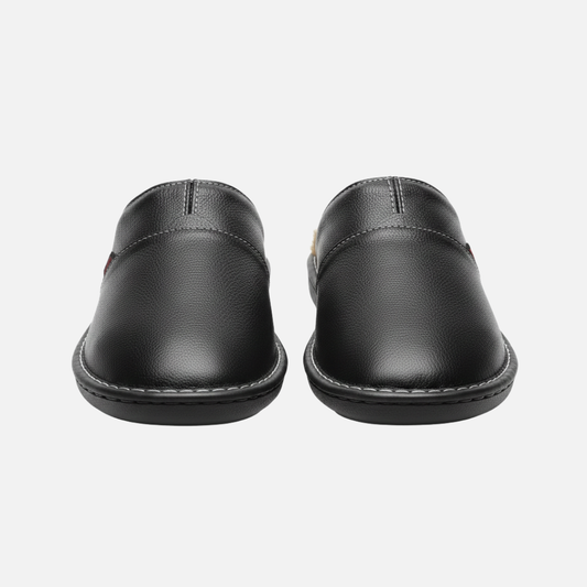 Leather Indoor Slippers with Lining