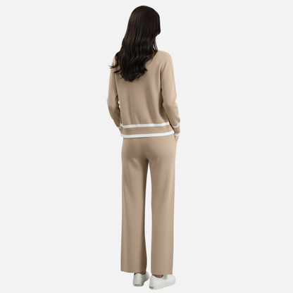 Women’s Elegant Knit 3-Piece Lounge Set – Wide Fit
