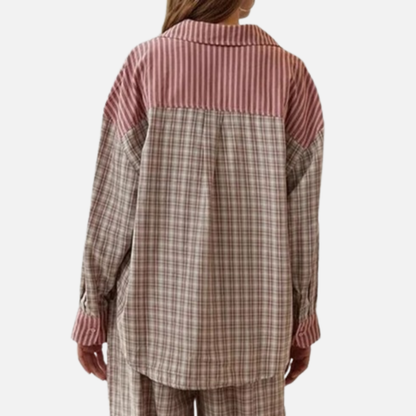 Women’s Striped Pyjamas Set