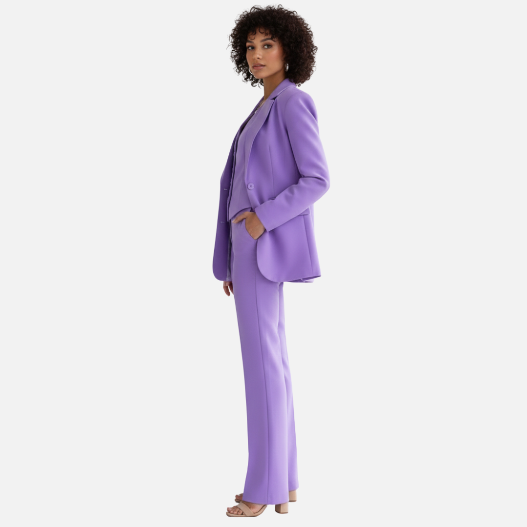 Women's Suit Set Tailored 3-Piece Outfit