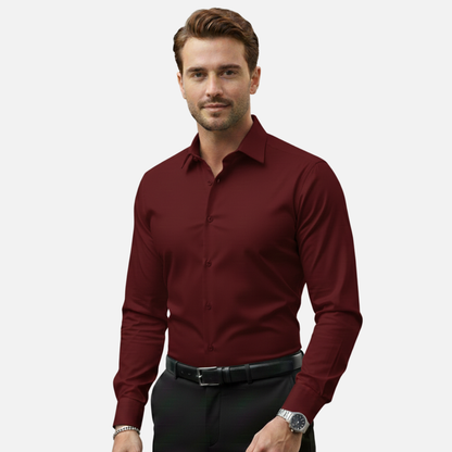 Men’s Slim-Fit Long-Sleeve Shirt