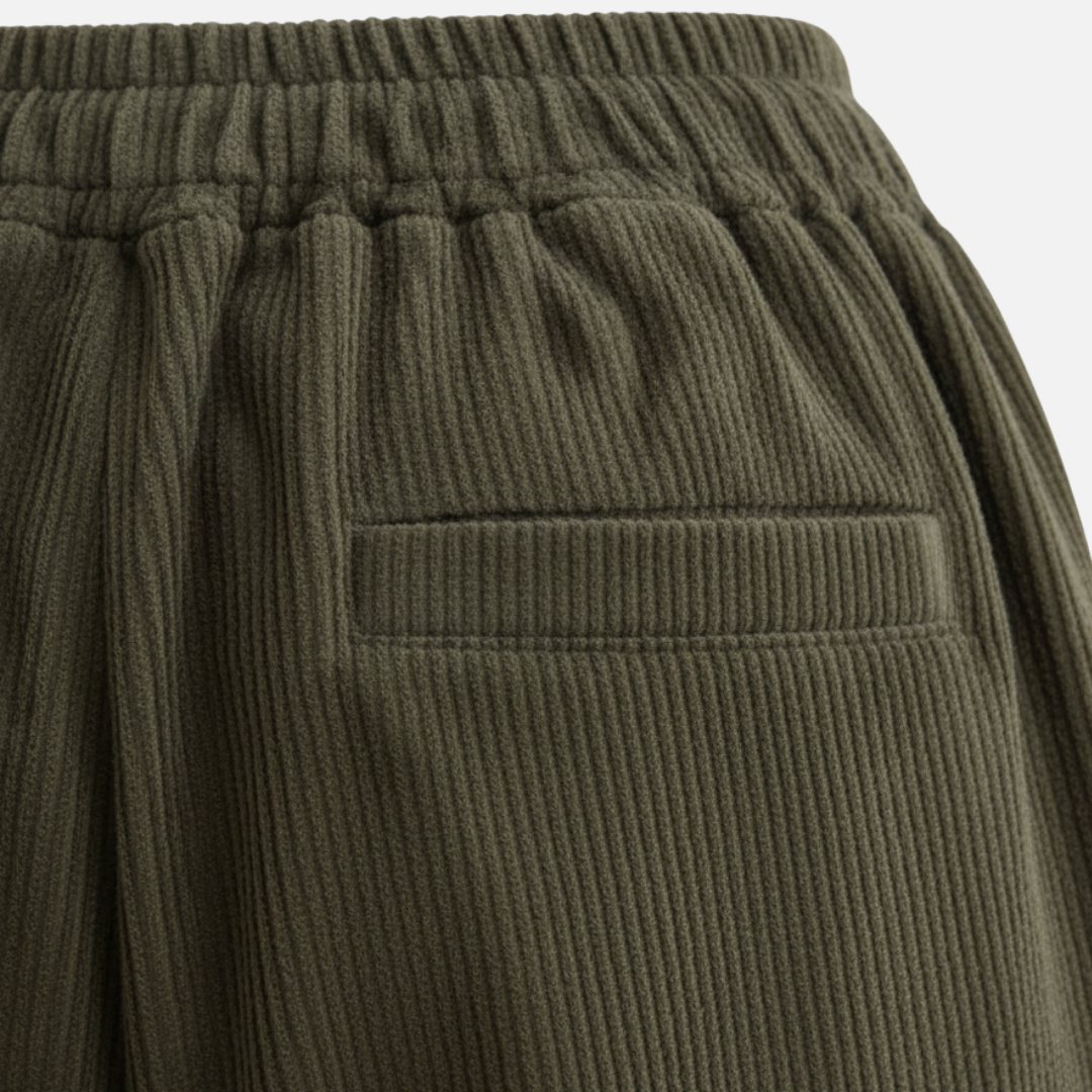 Women’s Corduroy Wide-Leg Pants – Casual Loose Fit Trousers