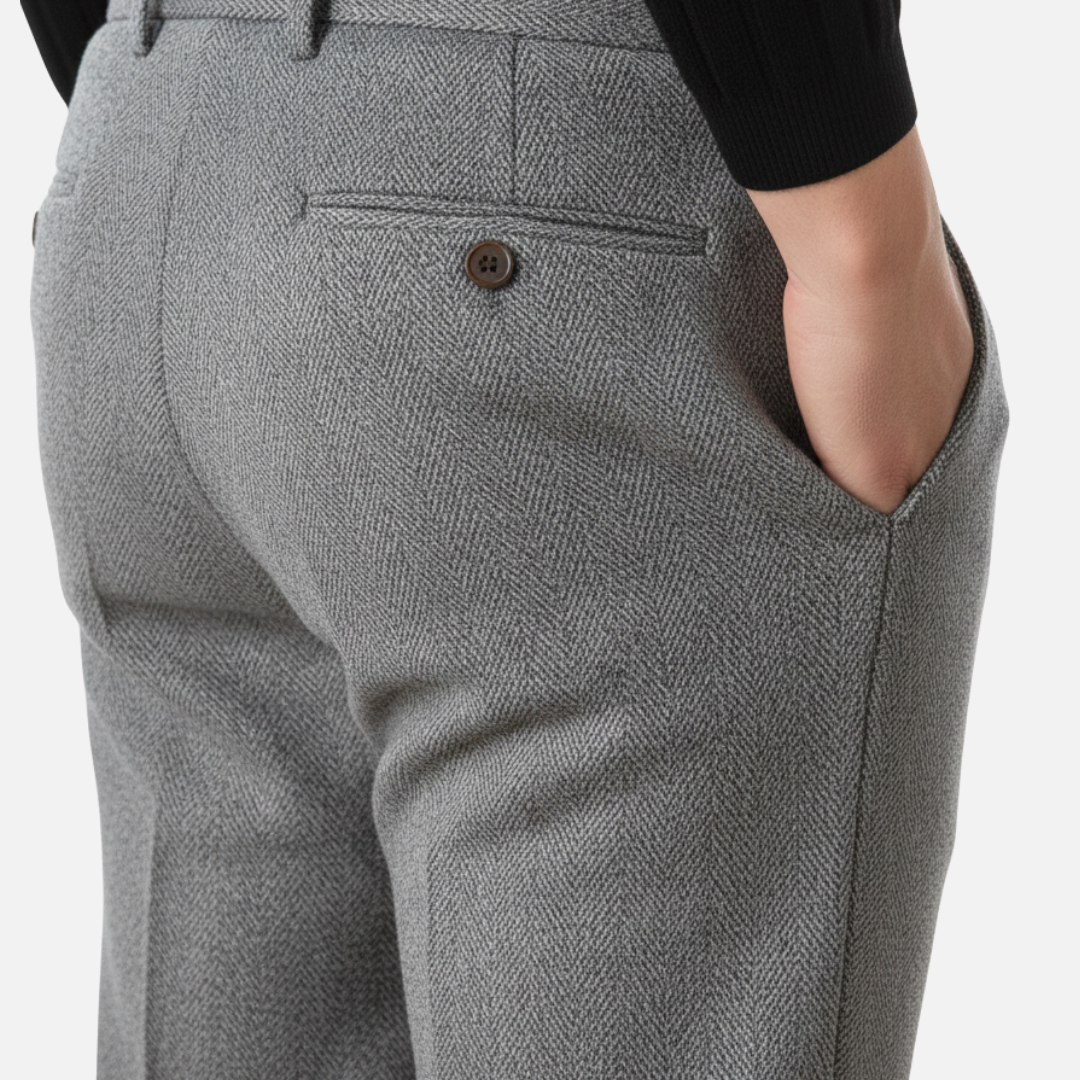 Men’s Slim Fit Smart Trousers