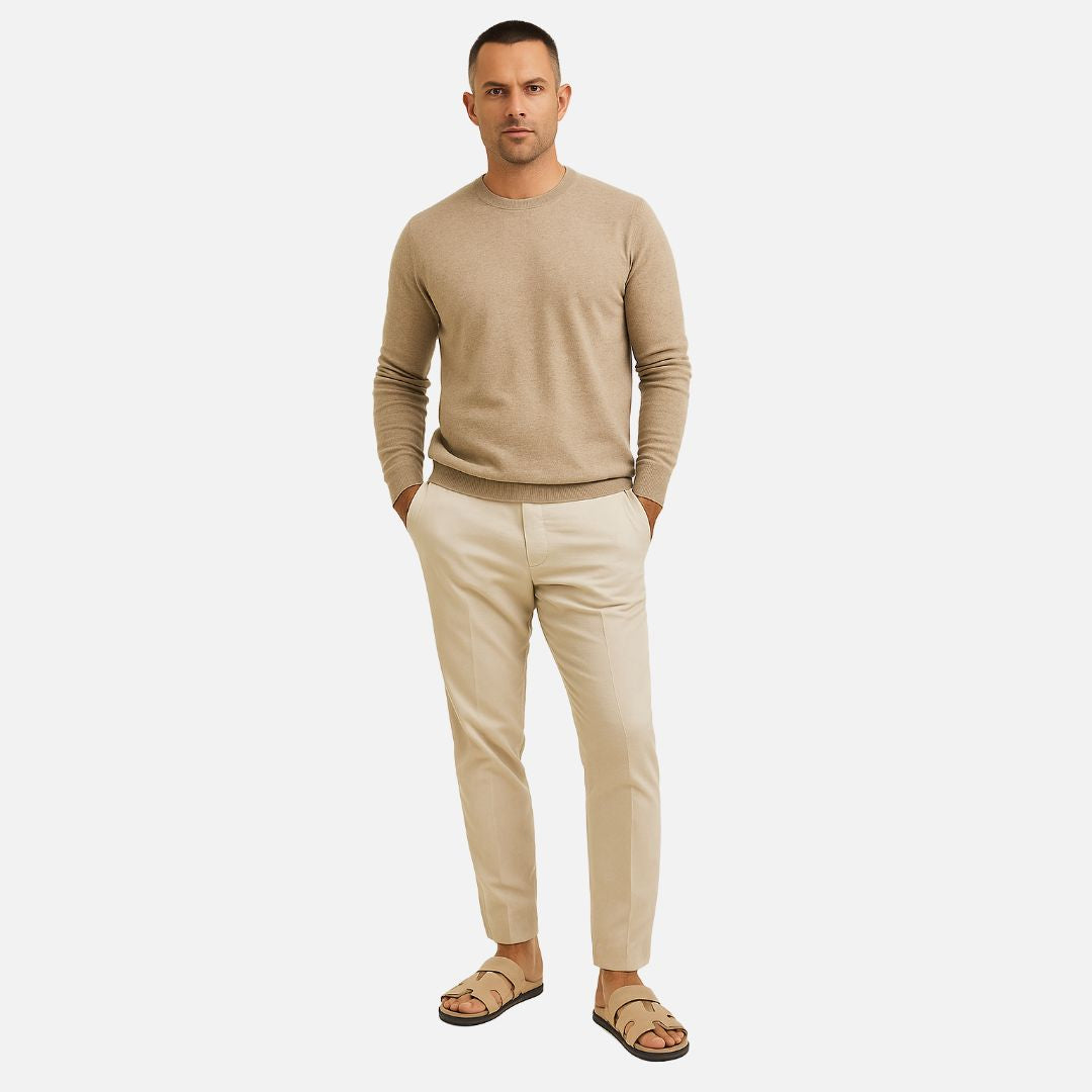 Arthur | Men's Strapped Open Slippers