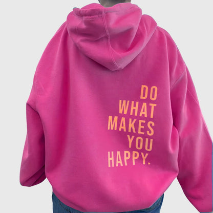 Women's Hoodie – Oversized Back Graphic
