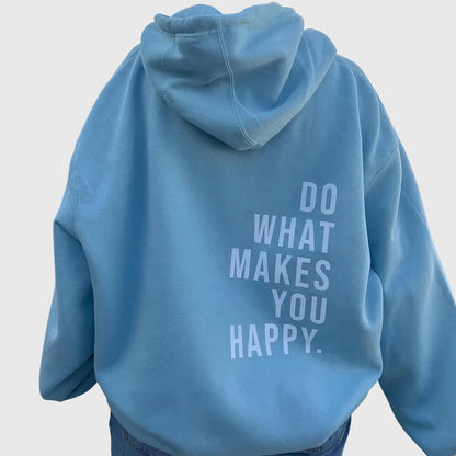 Women's Hoodie – Oversized Back Graphic