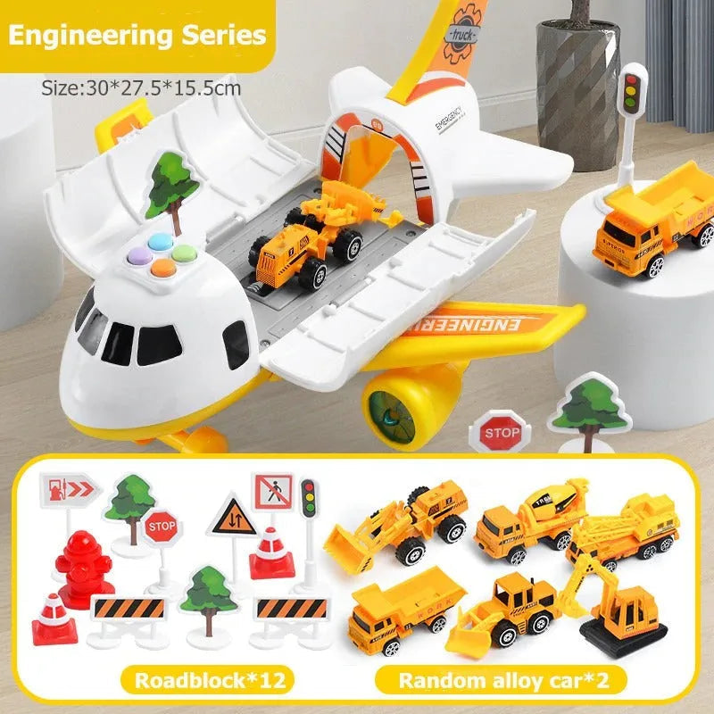 Airplane Toy Set XL Emergency Rescue Playset for Children Back to School 2025 Gift Idea 1