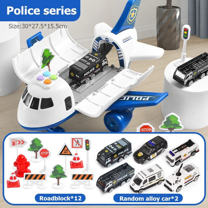 Airplane Toy Set XL Emergency Rescue Playset for Children Back to School 2025 Gift Idea 4