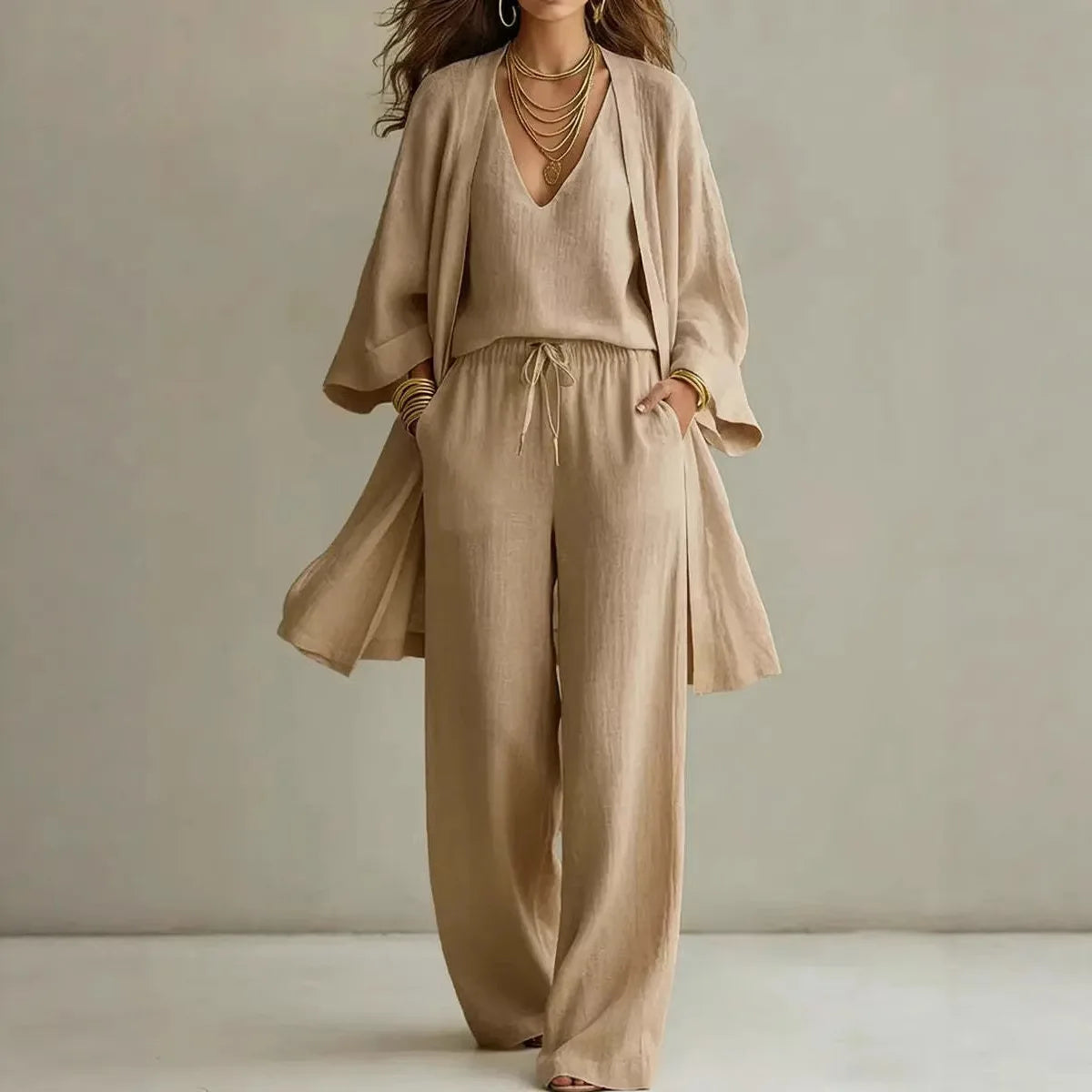 Bailey Linen 3 Piece Co-ord Set 1