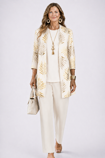 Breezy 3-Piece Set | Relaxed Fit, Lightweight, Printed Trousers 9