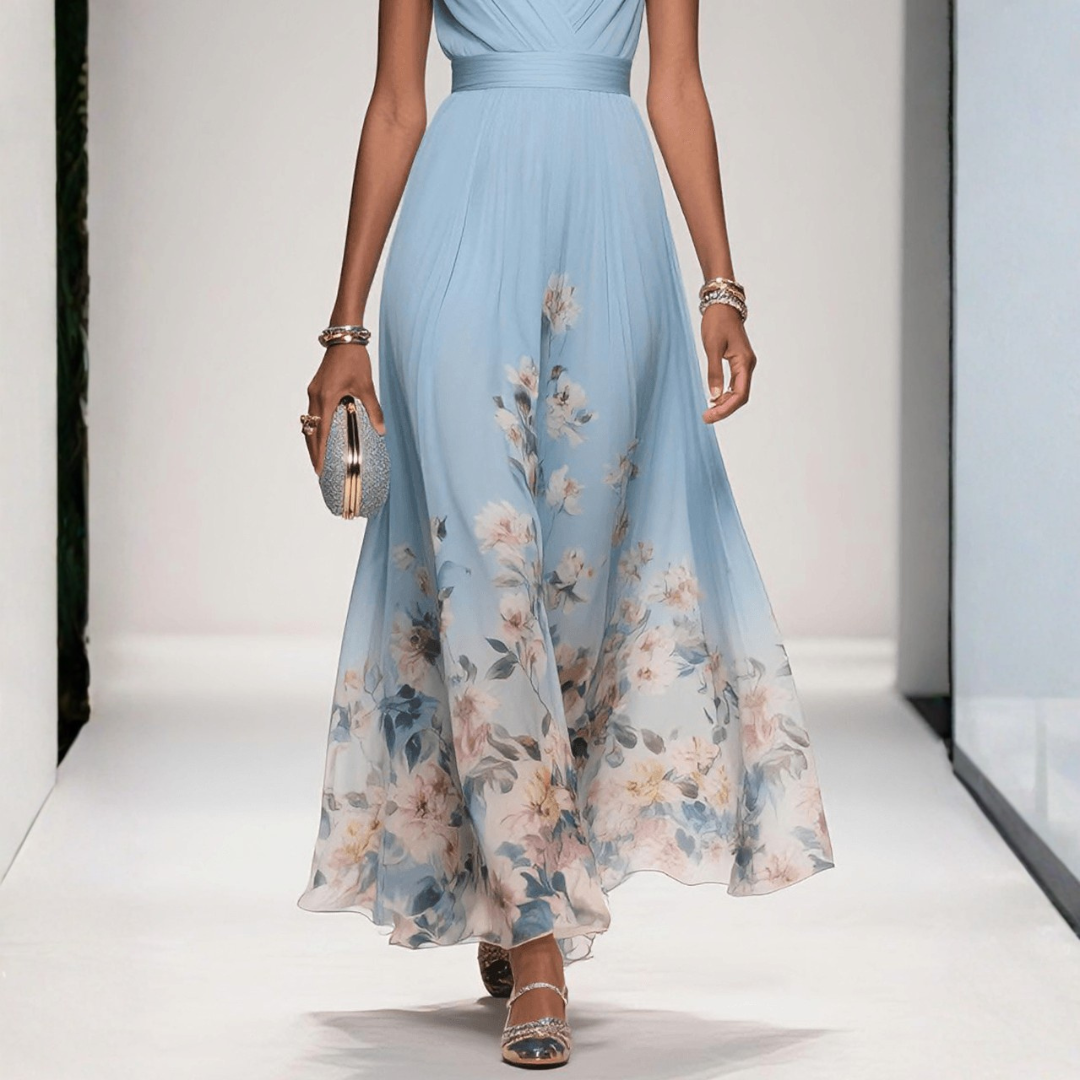 Britta | Women's Floral Maxi Dress for Wedding Guests 8