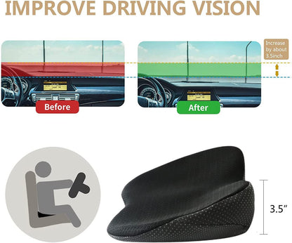 Car Seat Booster Pad Cushion for Shorter Drivers 7