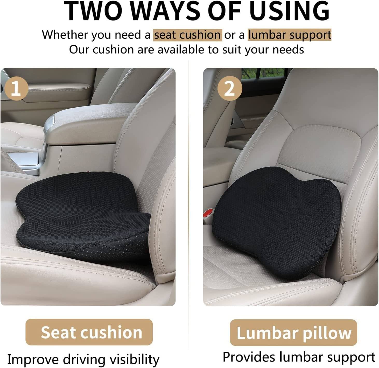 Car Seat Booster Pad Cushion for Shorter Drivers 8