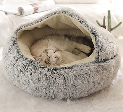 Cozy cat & dog bed | Warm, Soft & Safe 0