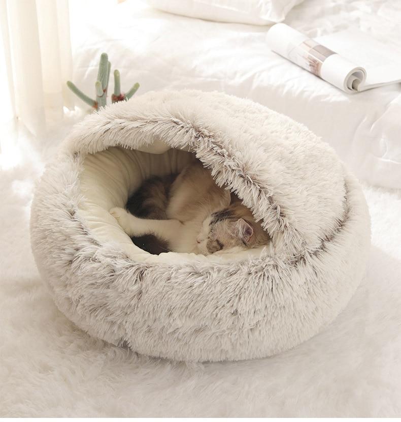 Cozy cat & dog bed | Warm, Soft & Safe 2
