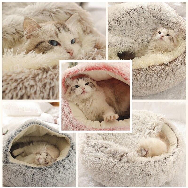 Cozy cat & dog bed | Warm, Soft & Safe 4