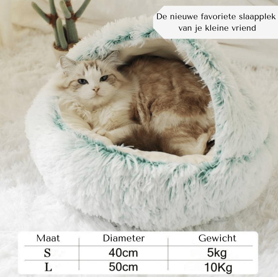 Cozy cat & dog bed | Warm, Soft & Safe 5