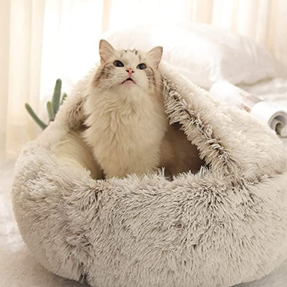 Cozy cat & dog bed | Warm, Soft & Safe 9