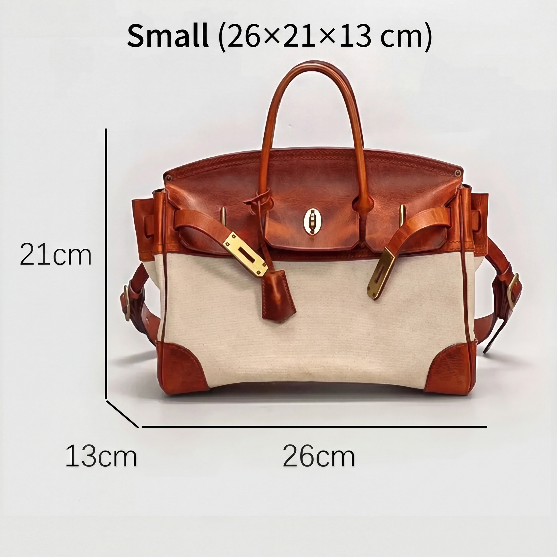 Dali Weekend Bag | 100% Top Grain Leather, Spill Resistant Canvas 1