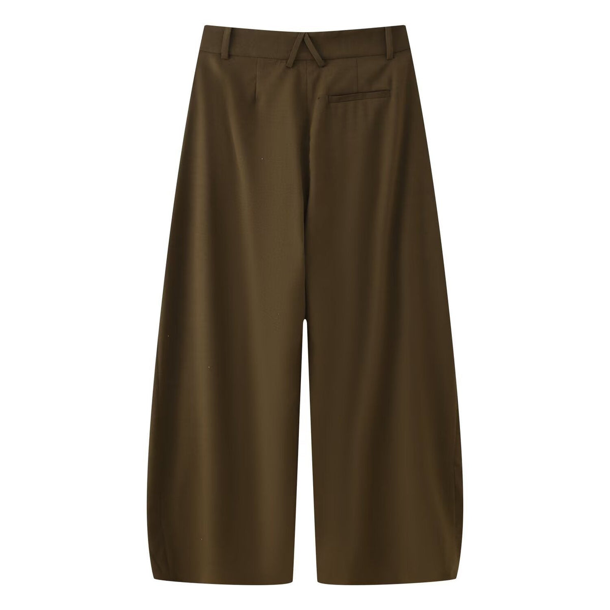 Women's Wide-Leg Pants – High-Waisted, Deep-Pleated