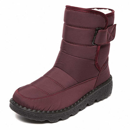 Women's Quilted Winter Boots with Plush Lining