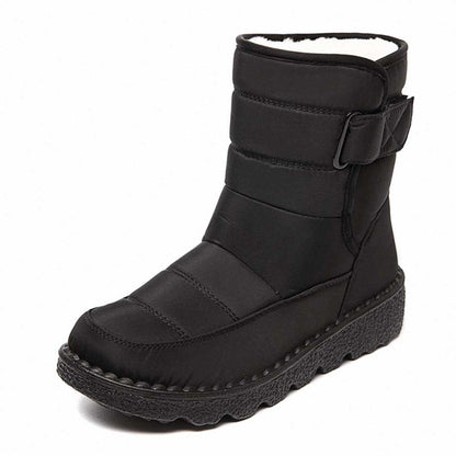 Women's Quilted Winter Boots with Plush Lining