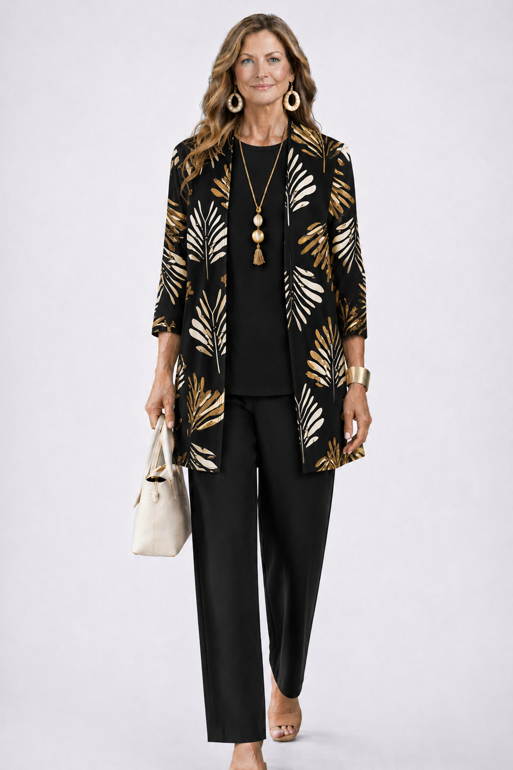 Daria 3-Piece Set | Relaxed Fit, Lightweight Fabric, Botanical Print 0