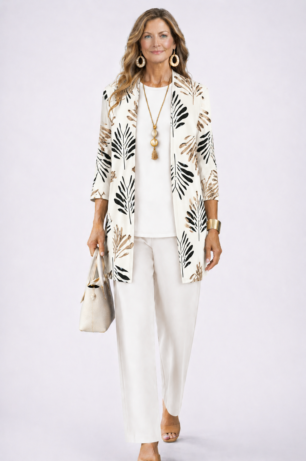 Daria 3-Piece Set | Relaxed Fit, Lightweight Fabric, Botanical Print 9