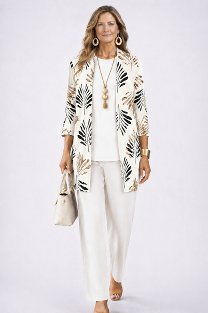 Daria 3-Piece Set | Relaxed Fit, Lightweight Fabric, Botanical Print 9
