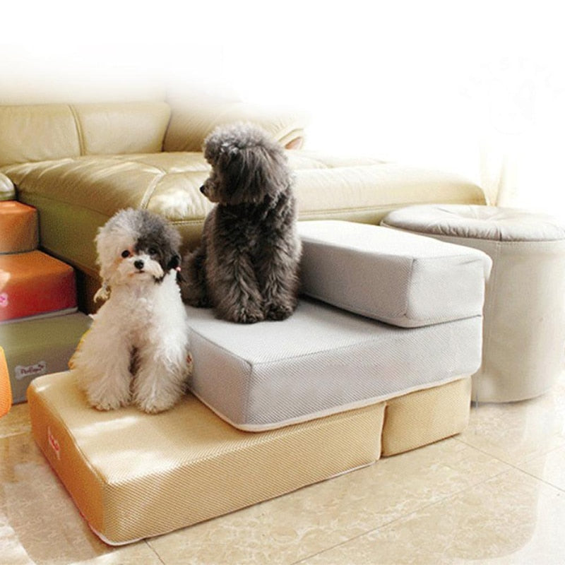 Dog stairs (2 levels) | Let your little one easily get onto the couch 0