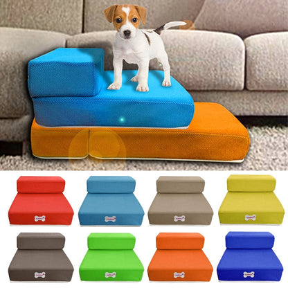 Dog stairs (2 levels) | Let your little one easily get onto the couch 3