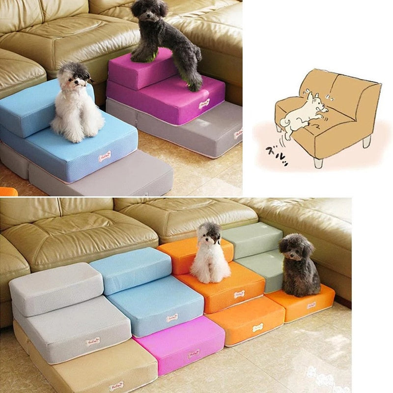 Dog stairs (2 levels) | Let your little one easily get onto the couch 4