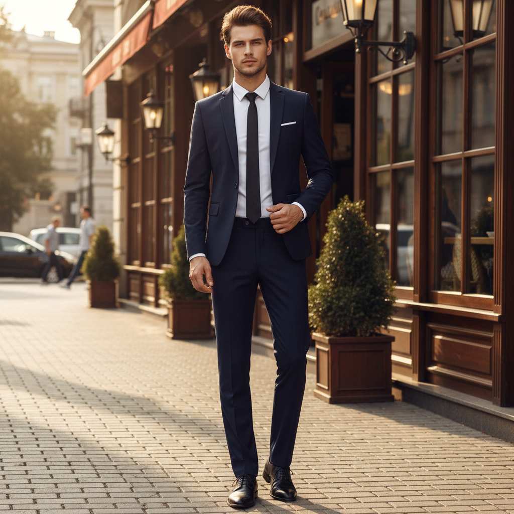 Men's Slim Cut Suit Set