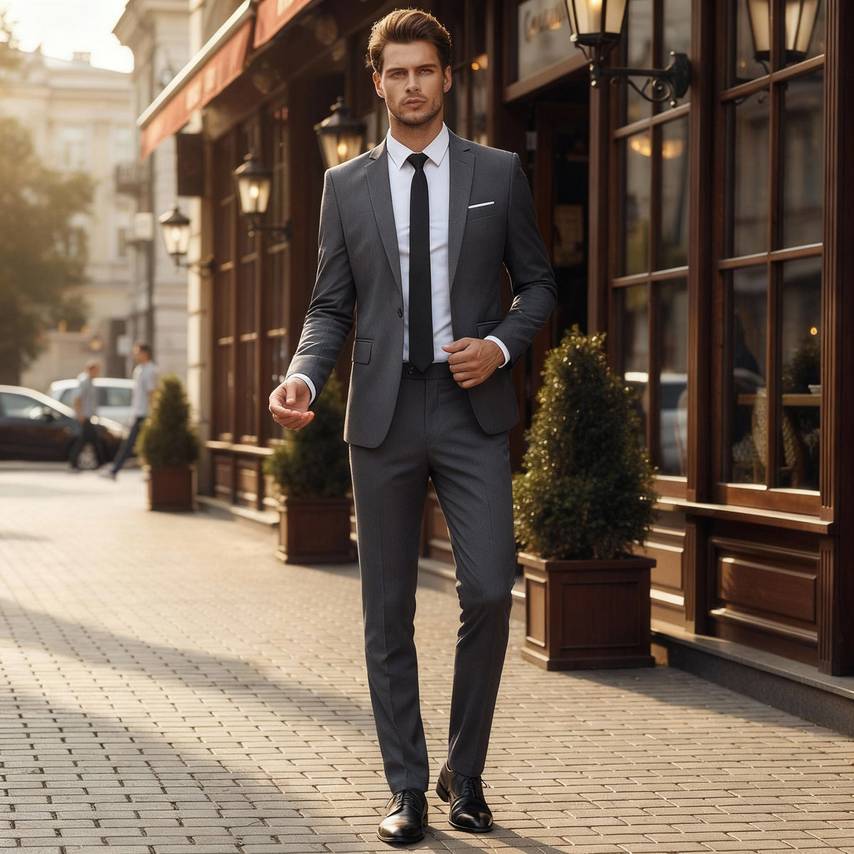 Men's Slim Cut Suit Set