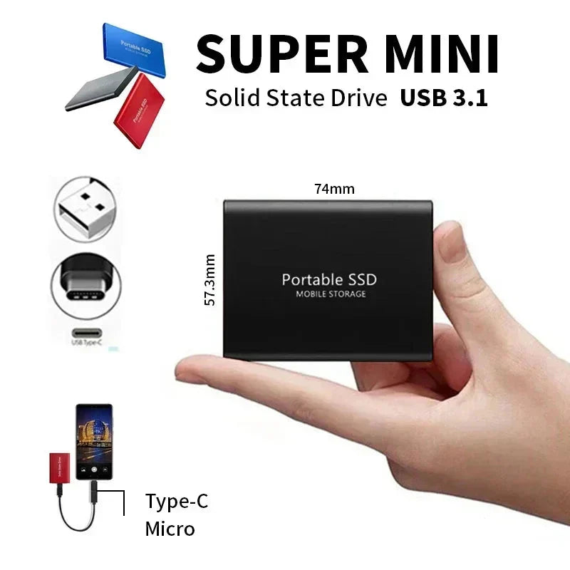 External SSD with 128TB - StorePro 5