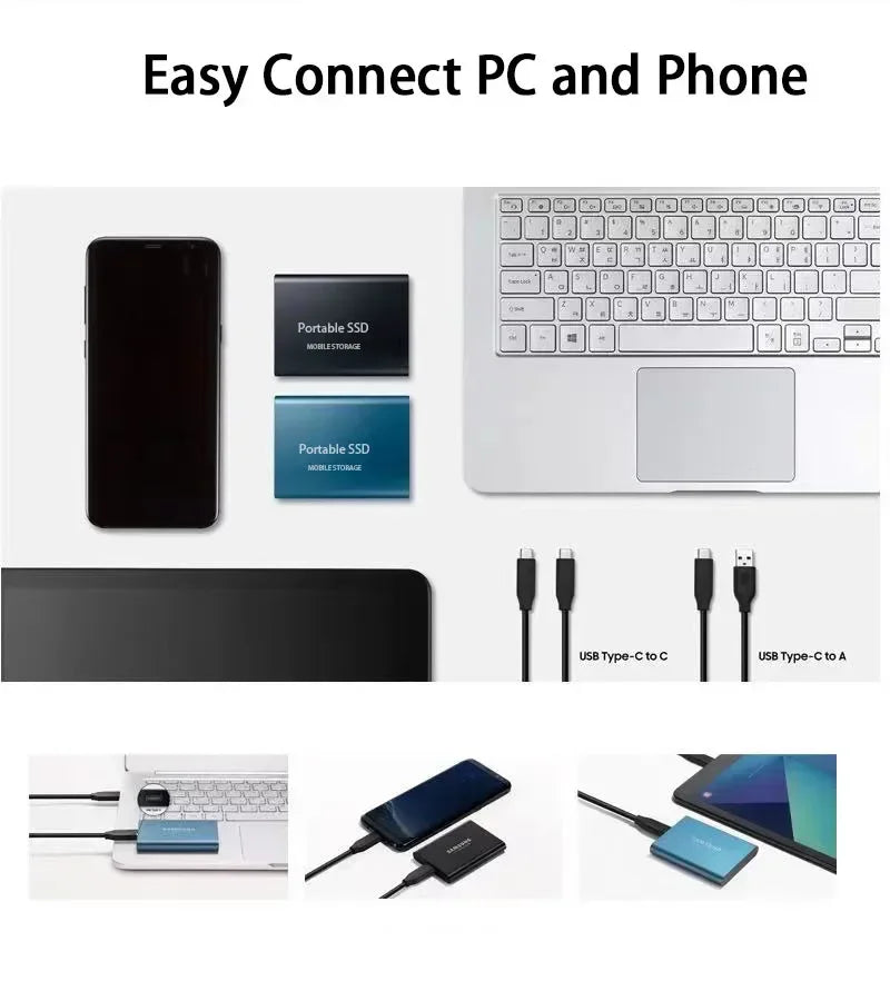 External SSD with 128TB - StorePro 7