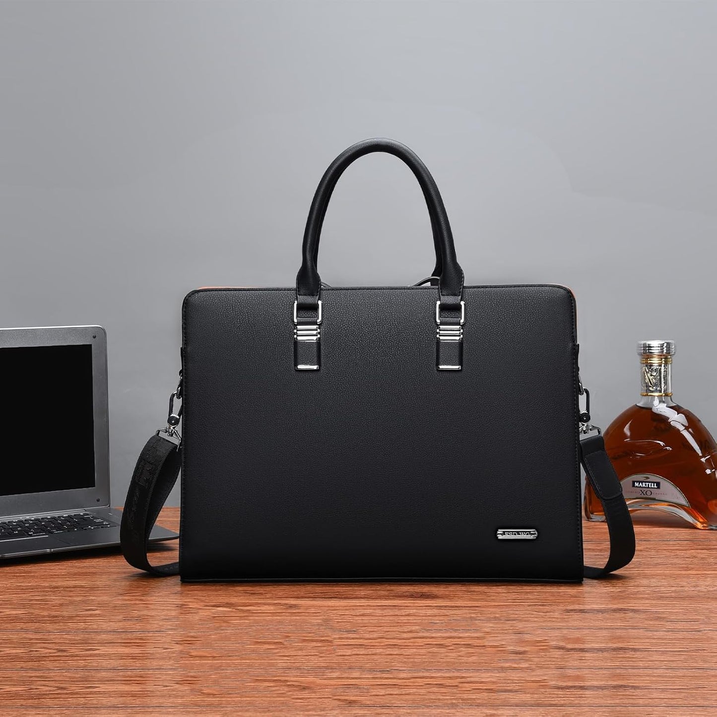 Genuine Leather Multi-Compartment Business Briefcase for Professionals 2