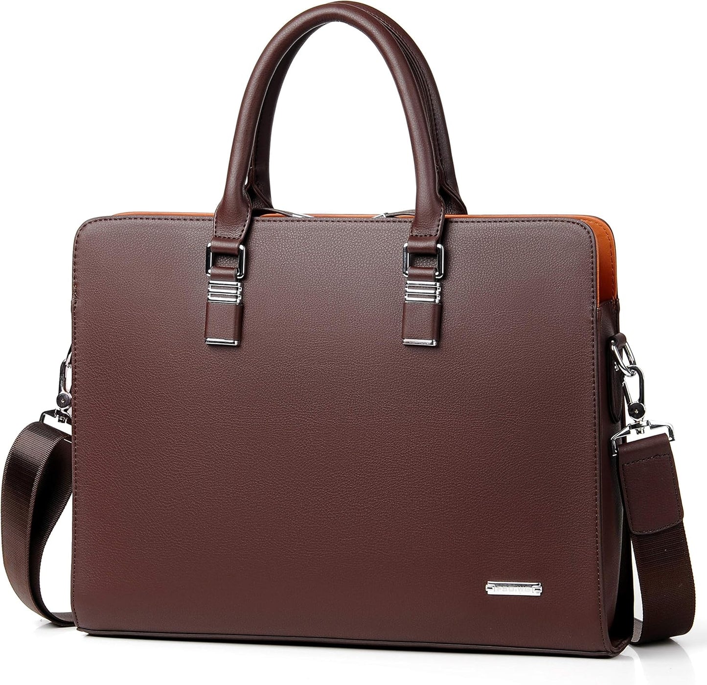 Genuine Leather Multi-Compartment Business Briefcase for Professionals 3