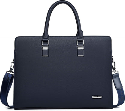 Genuine Leather Multi-Compartment Business Briefcase for Professionals 5