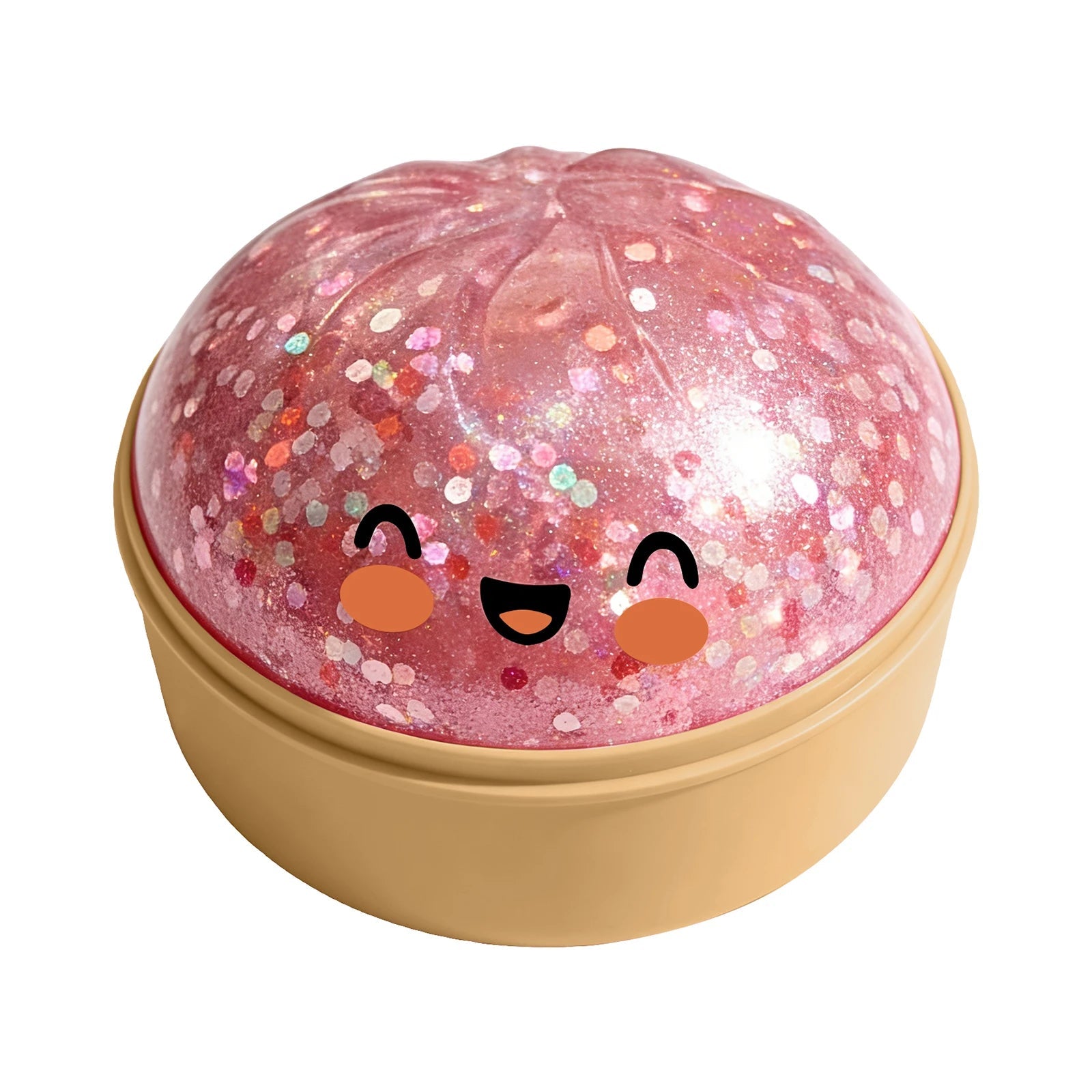 Glitter Bun Fidget Toy Kawaii Dumpling Squeeze Dough Ball Desk Toy Viral Fall 2026 Gift Stress Relief 14