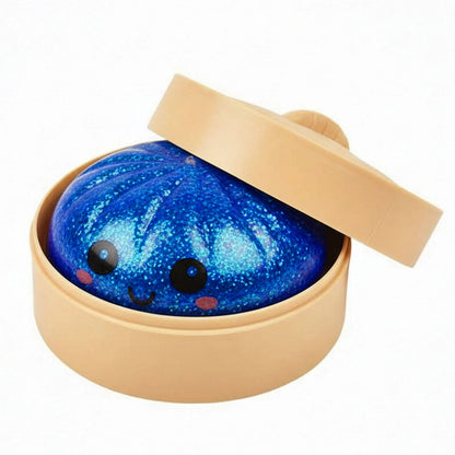 Glitter Bun Fidget Toy Kawaii Dumpling Squeeze Dough Ball Desk Toy Viral Fall 2026 Gift Stress Relief 15