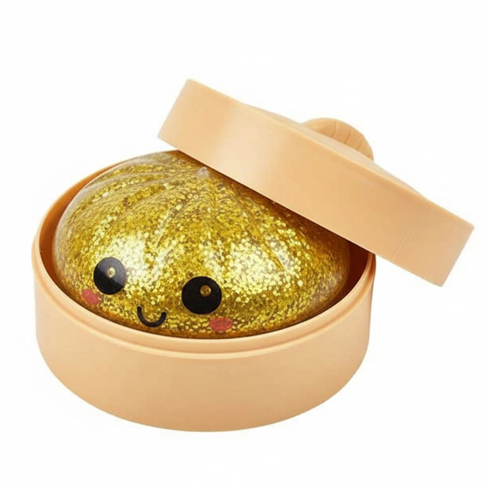 Glitter Bun Fidget Toy Kawaii Dumpling Squeeze Dough Ball Desk Toy Viral Fall 2026 Gift Stress Relief 16