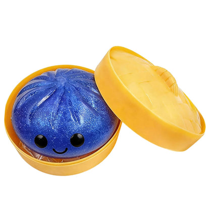 Glitter Bun Fidget Toy Kawaii Dumpling Squeeze Dough Ball Desk Toy Viral Fall 2026 Gift Stress Relief 7