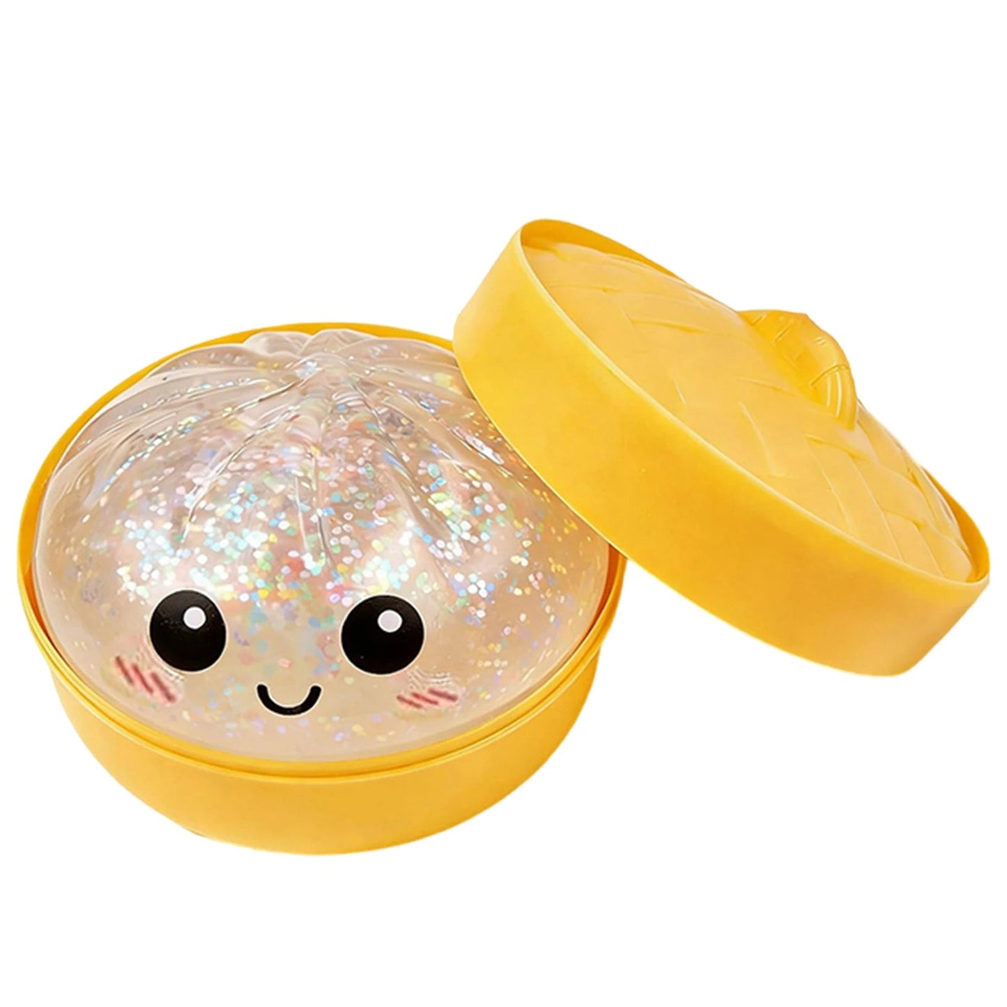 Glitter Bun Fidget Toy Kawaii Dumpling Squeeze Dough Ball Desk Toy Viral Fall 2026 Gift Stress Relief 8