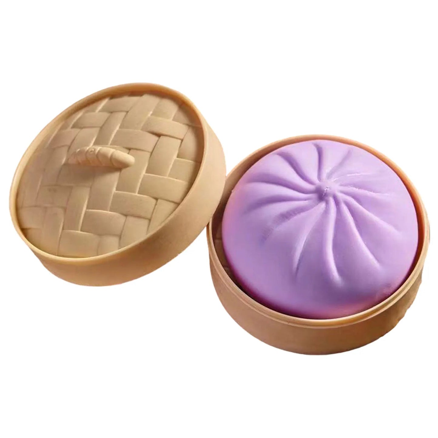 Glitter Bun Fidget Toy Kawaii Dumpling Squeeze Dough Ball Desk Toy Viral Fall 2026 Gift Stress Relief 9