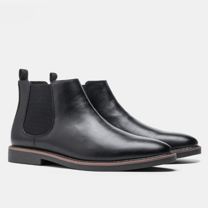 Men's Chelsea Boots with Elastic Side Panels